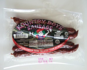 Kountry Boys Gourmet Smoked Pork and Venison with Garlic Sausage