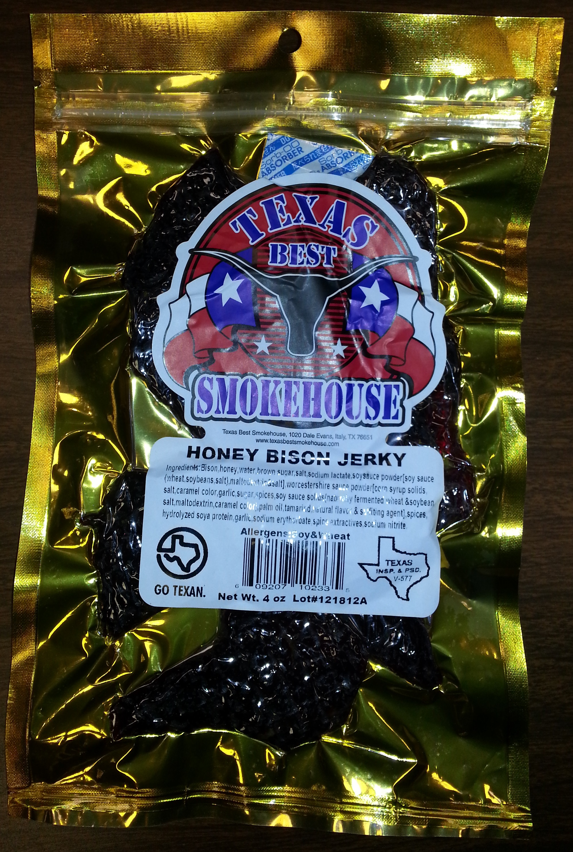 Texas Best Smokehouse Honey Bison Jerky