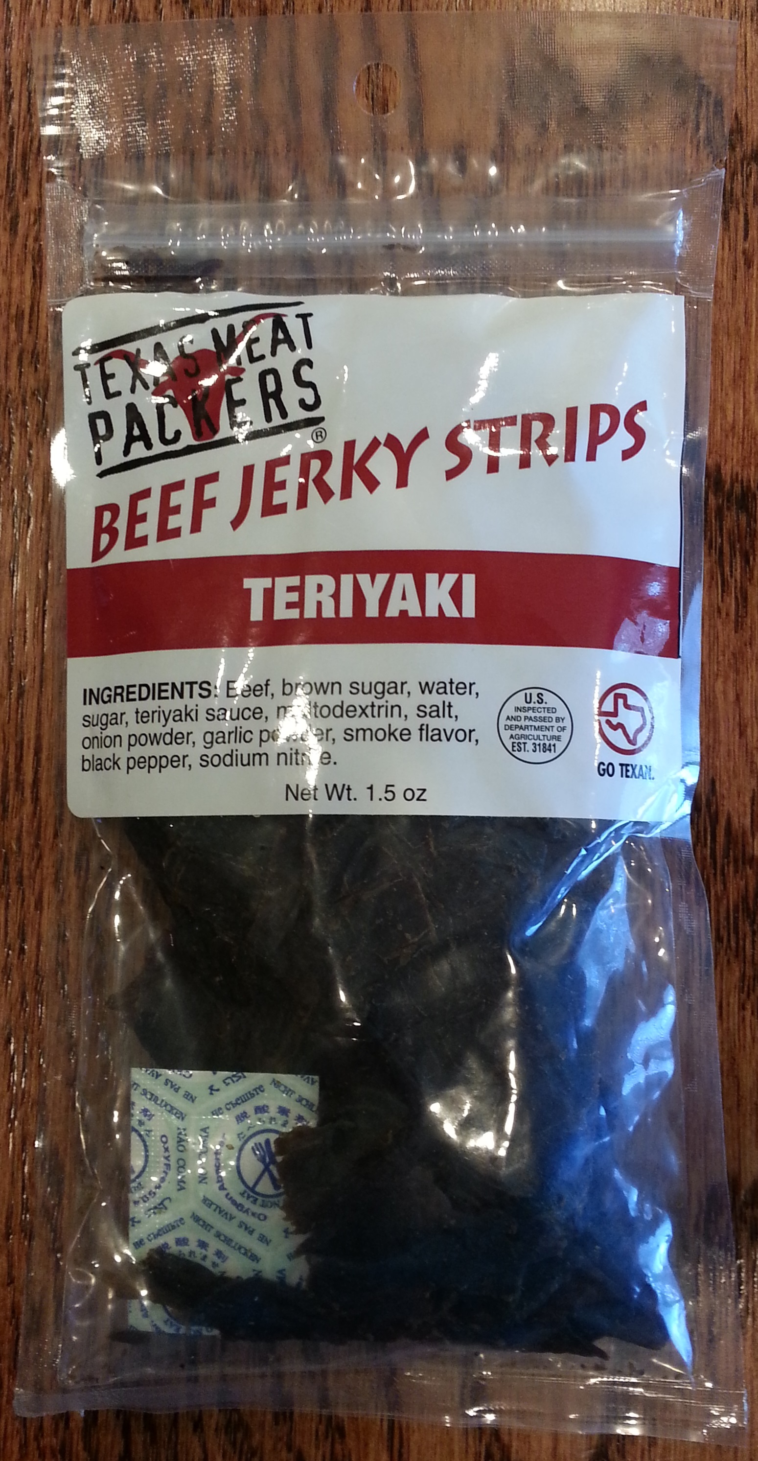 Texas Meat Packers Teriyaki Beef Jerky Strips