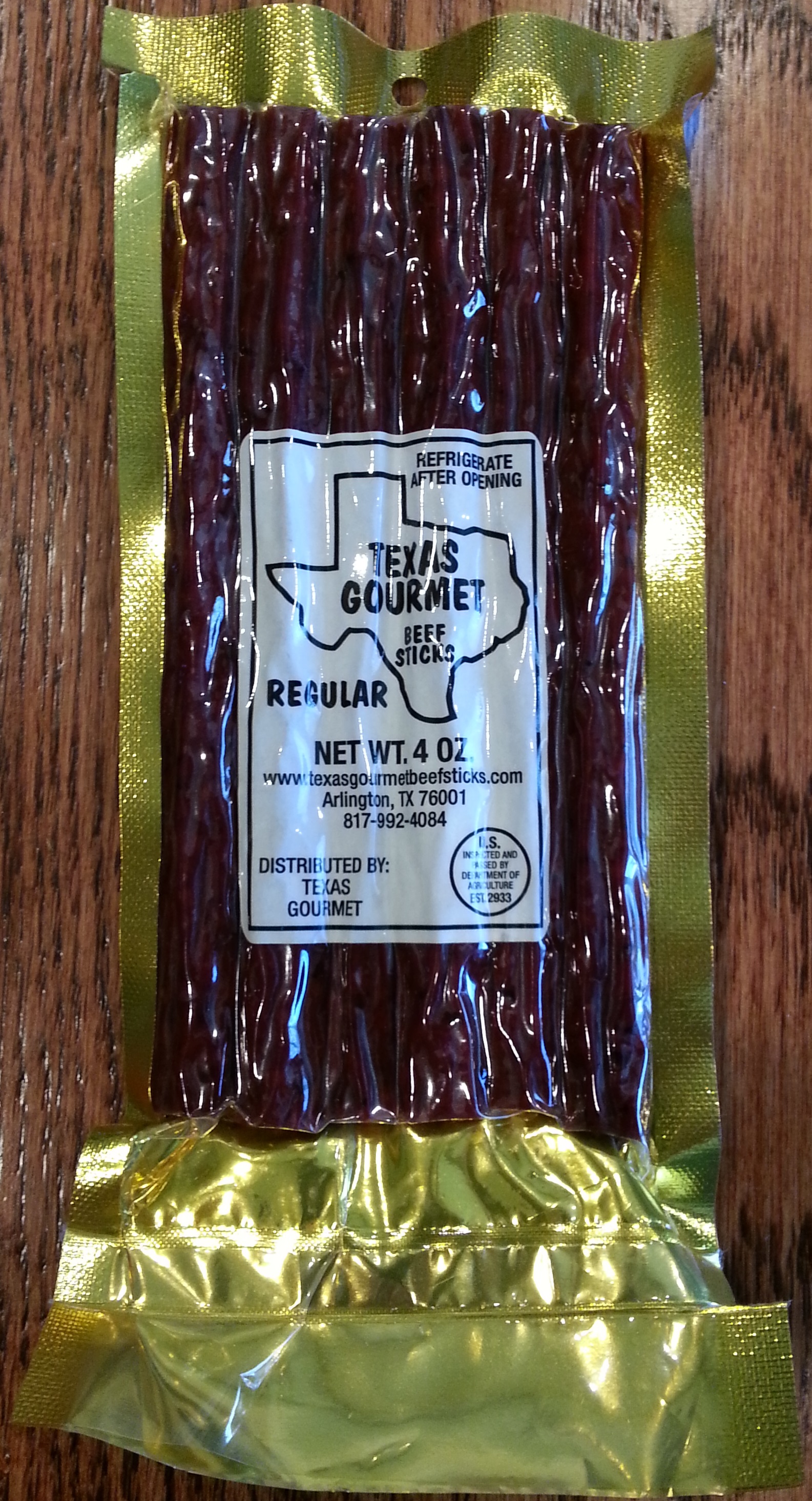 Texas Gourmet Regular Beef Sticks