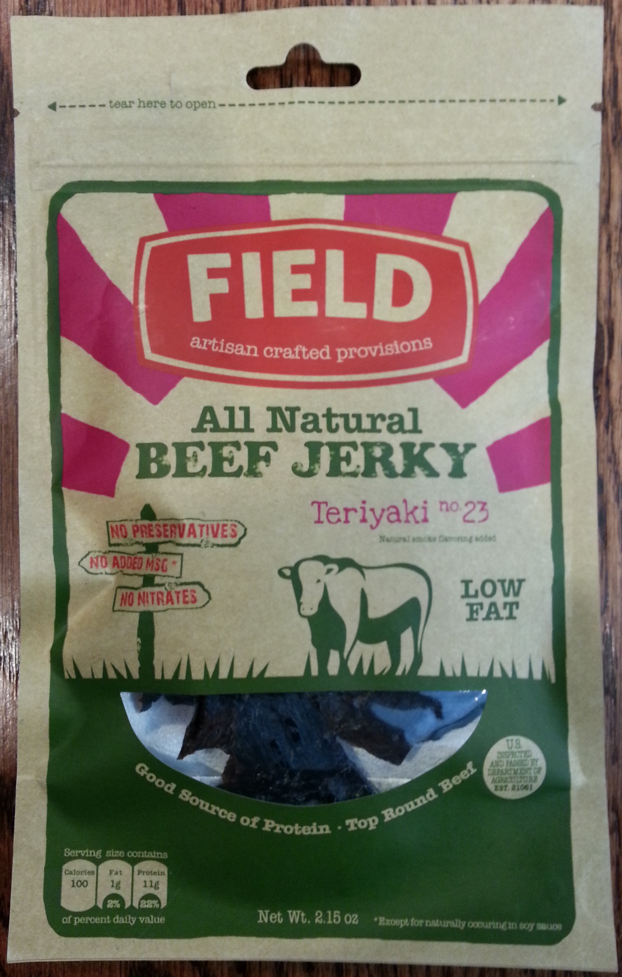 Field Trip Teriyaki No.23 Beef Jerky