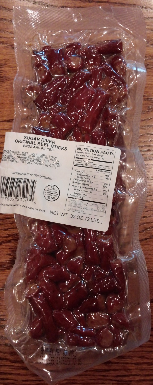 Review Sugar River Original Beef Sticks Ends and Pieces (C) « Jerkyology