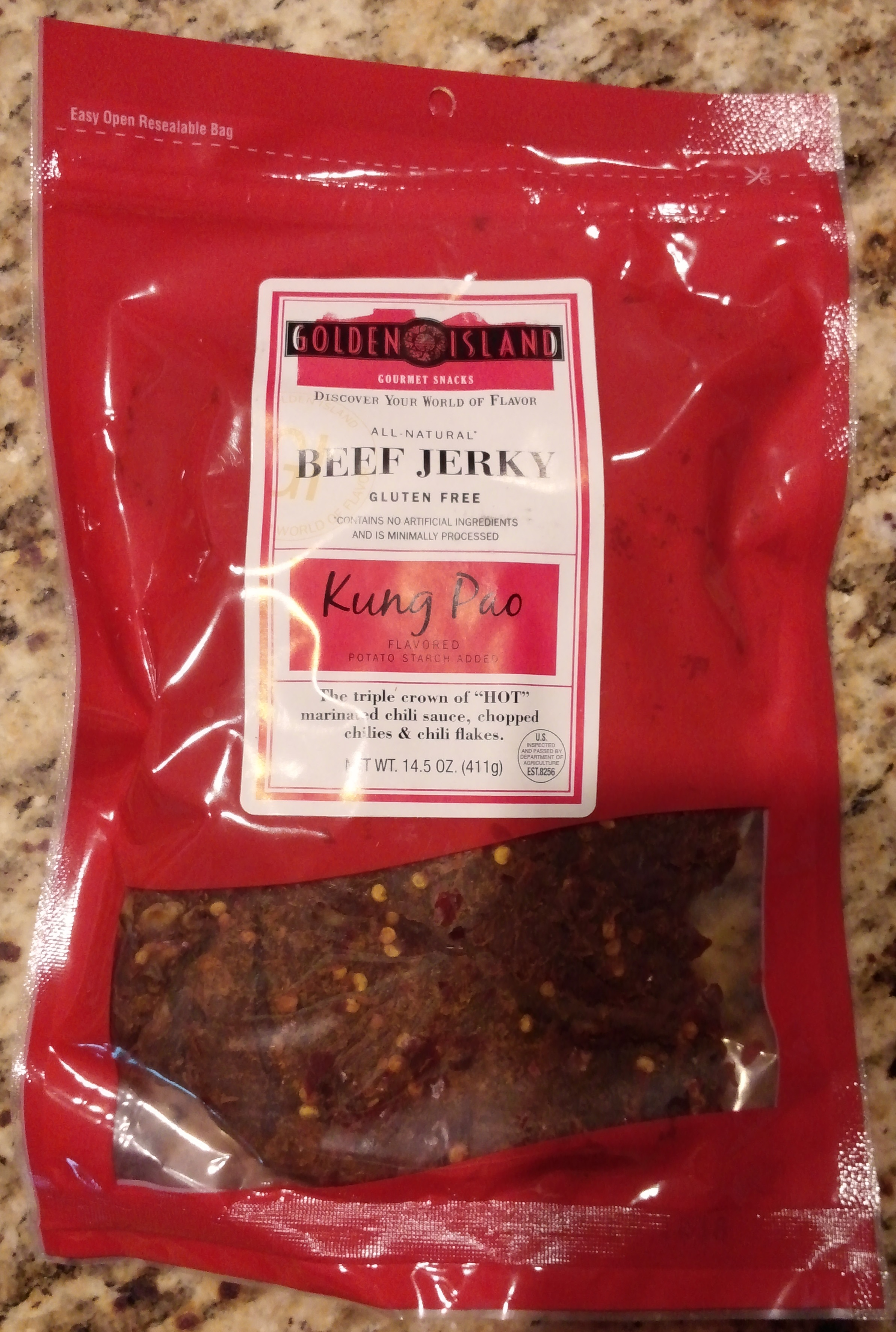 Golden Island All-Natural Kung Pao Beef Jerky