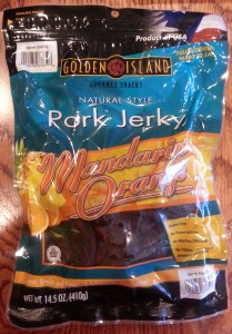 Review:  Golden Island Mandarin Orange Pork Jerky (B+)